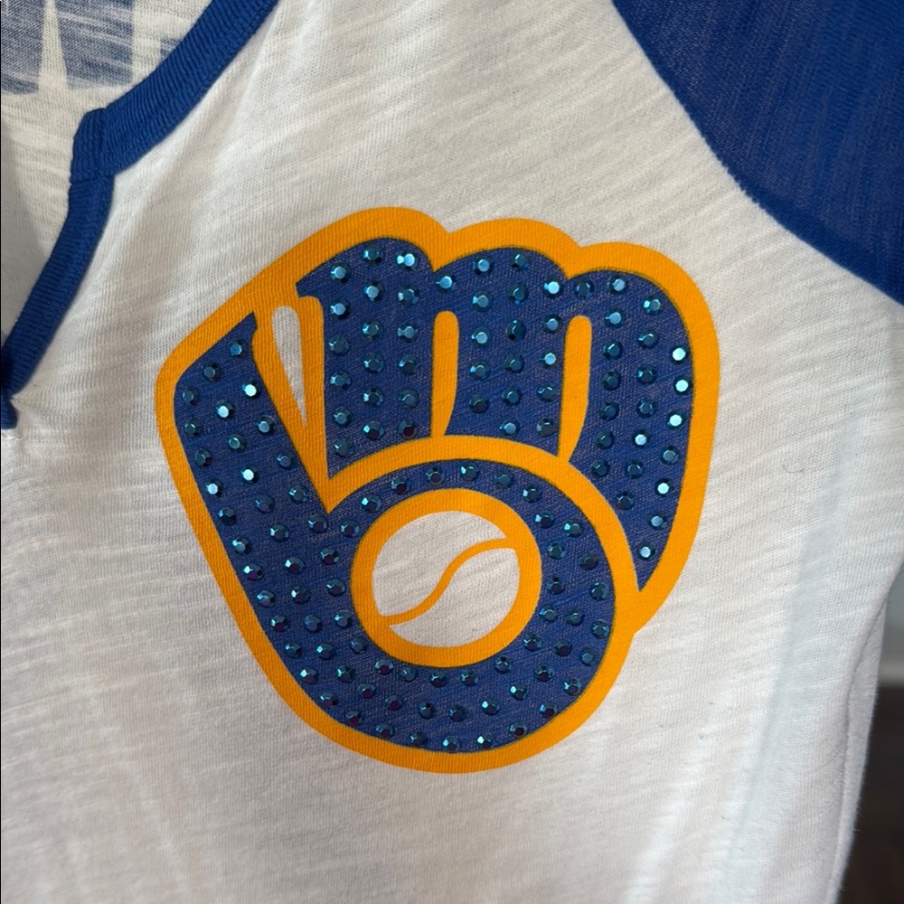 ⚾️ PINK Victoria’s Secret BREWERS Baseball Tee ⚾️ - Picture 2 of 7